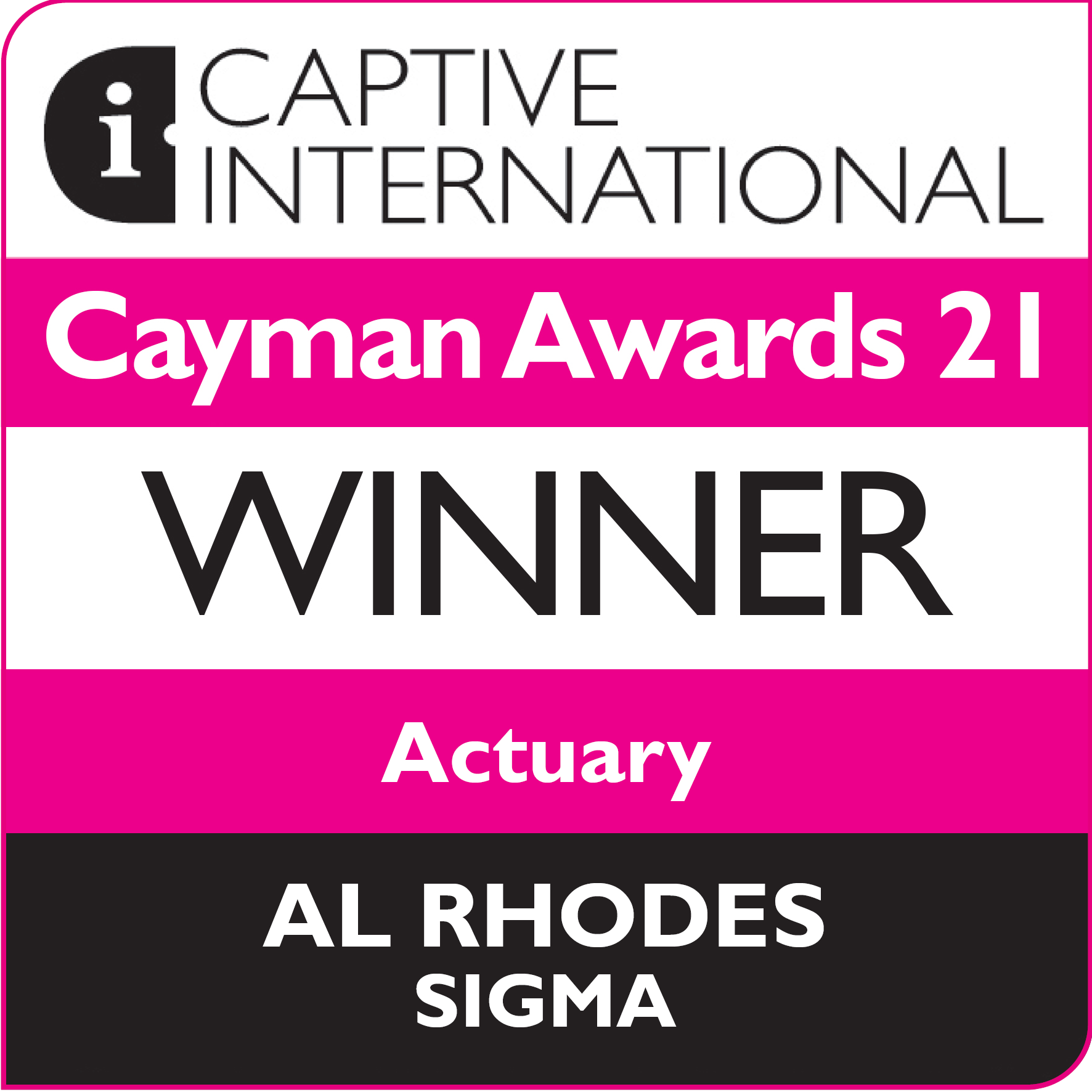 Captive International Cayman Awards Winner